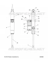 SUSPENSION, AMMORTIZZATORE POSTERIORE TRACK (7044819)