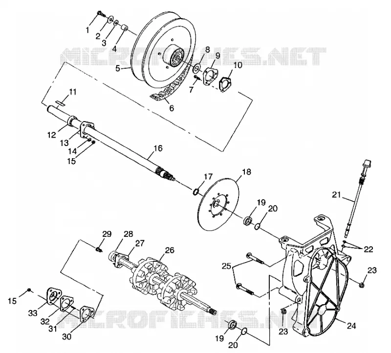 TRASMISSIONE 500 INDY 0982764(A)(B) and EUROPEAN 500 INDY E982764A (4942104210B014)
