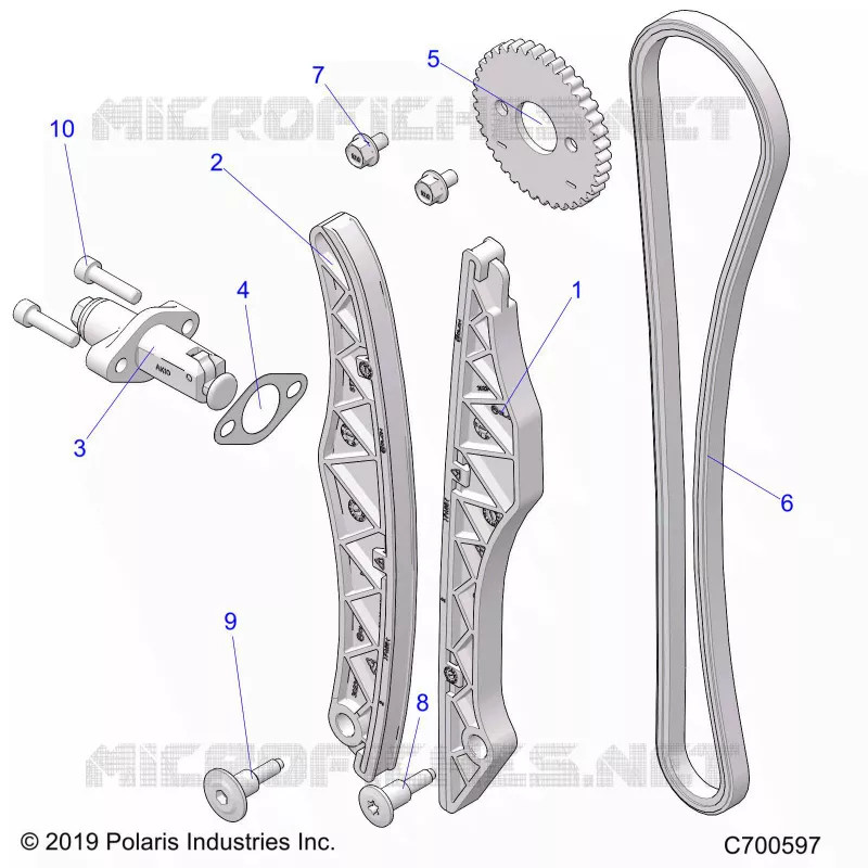 CAM CATENA AND TENSIONER
