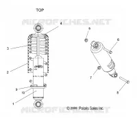SUSPENSION, SHOCK ANTERIORE TRACK