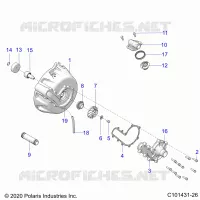ENGINE, SISTEMA DI RAFFREDDAMENTO AND WATER PUMP