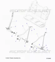 SEDE BELT MOUNTING, REAR