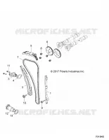 CAM CATENA AND TENSIONER