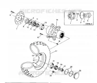 RUOTA ANTERIORE MONTAGGIO Sportsman 4X4 / W938039 (4926382638015A)