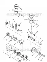 PISTONEEE   ALBERO MOTORE SPORT 0980443 AND SPORT TOURING 0980243 (4942054205C008)