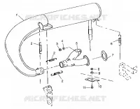IMPIANTO DI SCARICO 500 RMK 0982964 and EUROPEAN 500 RMK E982964 (4942634263C003)