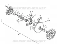 TRASMISSIONE FRIZIONE 500 INDY 0982764(A)(B) and EUROPEAN 500 INDY E982764A (4942104210C003)