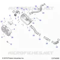 TRASMISSIONE, CLUTCH COVER AND DUCTING