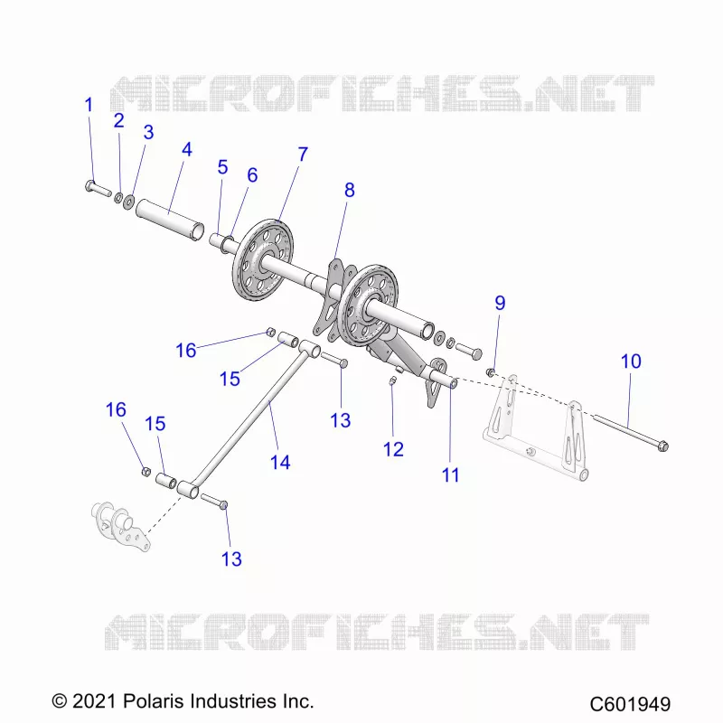 SUSPENSION, POSTERIORE COPPIA ARM