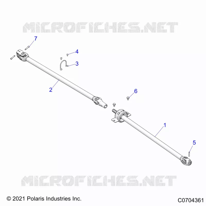 TRASMISSIONE, FRONT PROP SHAFT