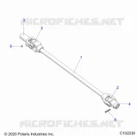 TRASMISSIONE, FRONT PROP SHAFT