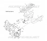 RACK, FRONT AND PARAURTI ANTERIORE