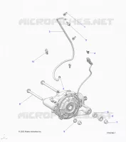 TRASMISSIONE, FRONT GEARCASE MOUNTING