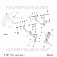 SUSPENSION, CONTROL ARMS, and SPINDLE