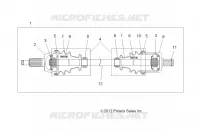TRASMISSIONE, FRONT HALF SHAFT