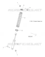 SUSPENSION, AMMORTIZZATORE POSTERIORE MOUNTING