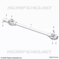 TRASMISSIONE, FRONT PROP SHAFT