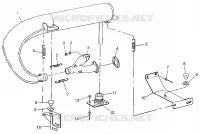 IMPIANTO DI SCARICO WIDETRAK GT 0972061 and EUROPEAN WIDETRAK GT E972061 (4938173817C002)