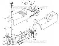 SEDILE   SERBATOIO DI GAS 500 0972764, EUROPEAN 500 E972764, 500 SKS 0972564, EUROP (4938393839A010)