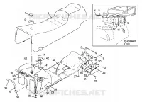 SEDILE   SERBATOIO DI GAS CLASSIC TOURING 0983365 and EUROPEAN CLASSIC TOURING E983 (4942484248A006)