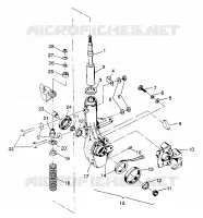 ANTERIORE MONTANTE MONTAGGIO 4X4 250 W938127 (4924042404013A)
