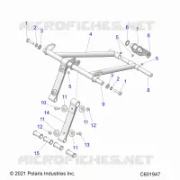 SUSPENSION, ANTERIORE COPPIA ARM