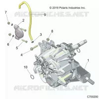 TRASMISSIONE, MAIN GEARCASE MOUNTING