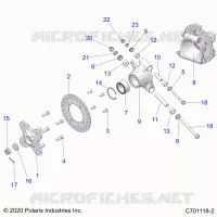 SUSPENSION, PORTAPACCHI POSTERIORE