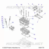 ENGINE, CYLINDER/TESTA CILINDRO ASM.