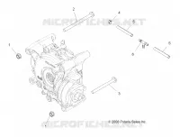 TRASMISSIONE, GEARCASE MOUNTING, REAR