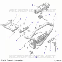 CHASSIS, FRONT BUMPER, W/VERRICELLO