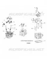 ENGINE, TESTA CILINDRO, CAMS AND VALVES