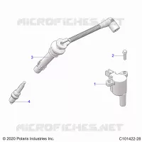ELETTRICO, IGNITION COIL, WIRE AND SPARK PLUG