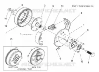FRENO POSTERIORE DRUM, E2/E4/EL