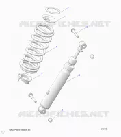 SUSPENSION, SHOCK ANTERIORE MOUNTING