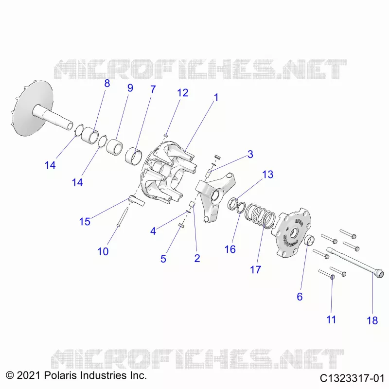 TRASMISSIONE, PRIMARY CLUTCH
