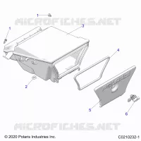 BODY, STORAGE BOX, REAR