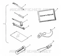 KIT DI STRUMENTI SPORTSMAN 500 W98CH50A and W98CH50AB (4945714571E004)