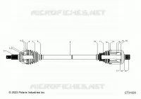 TRASMISSIONE, FRONT HALF SHAFT