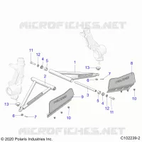 SUSPENSION, A-ARM AND PAVONEGGIARSI MOUNTING
