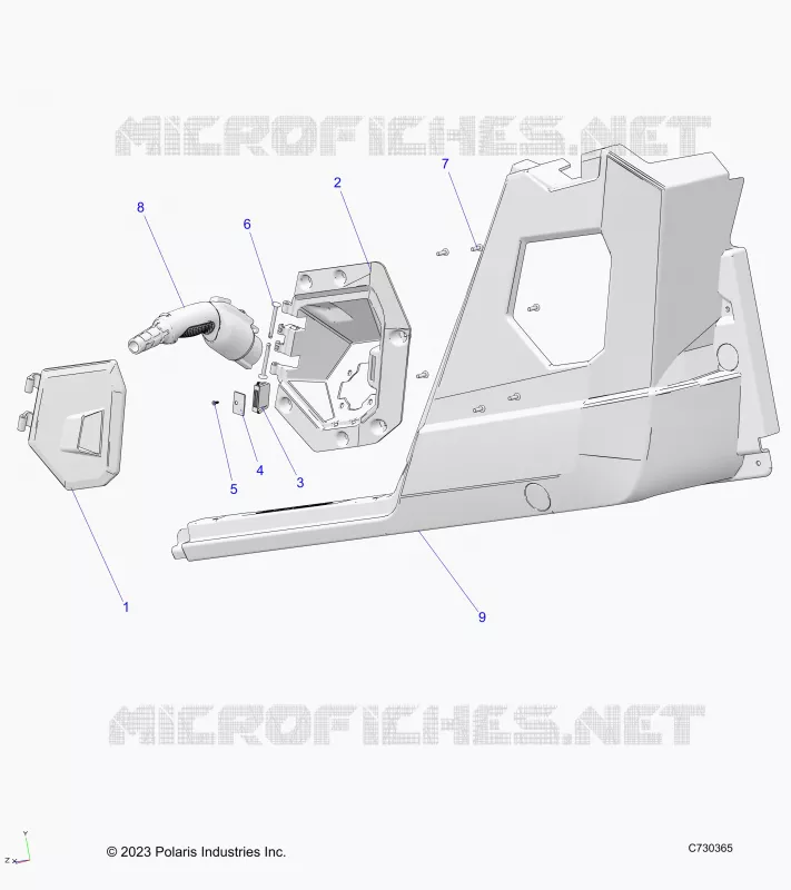 BODY, CHARGE PORT