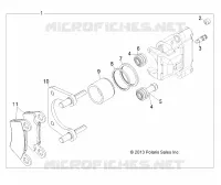 FRENO POSTERIORE CALIPER