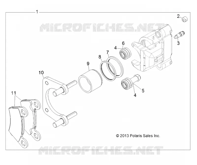 FRENO POSTERIORE CALIPER