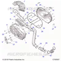 TRASMISSIONE, CLUTCH COVER AND DUCTING