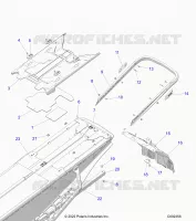 PARAURTI, REAR, CLOSEOFF, TUNNEL COVER