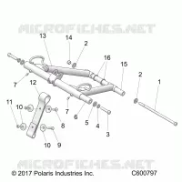 SUSPENSION, ANTERIORE COPPIA ARM