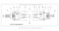 TRASMISSIONE, FRONT HALF SHAFT