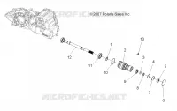 TRASMISSIONE, SCATOLA DEGLI INGRANAGGI FRONT OUTPUT SHAFT