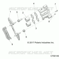 BRAKES, PINZA POSTERIORE
