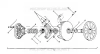 TRASMISSIONE FRIZIONE 400 and 650 (4914131413012A)
